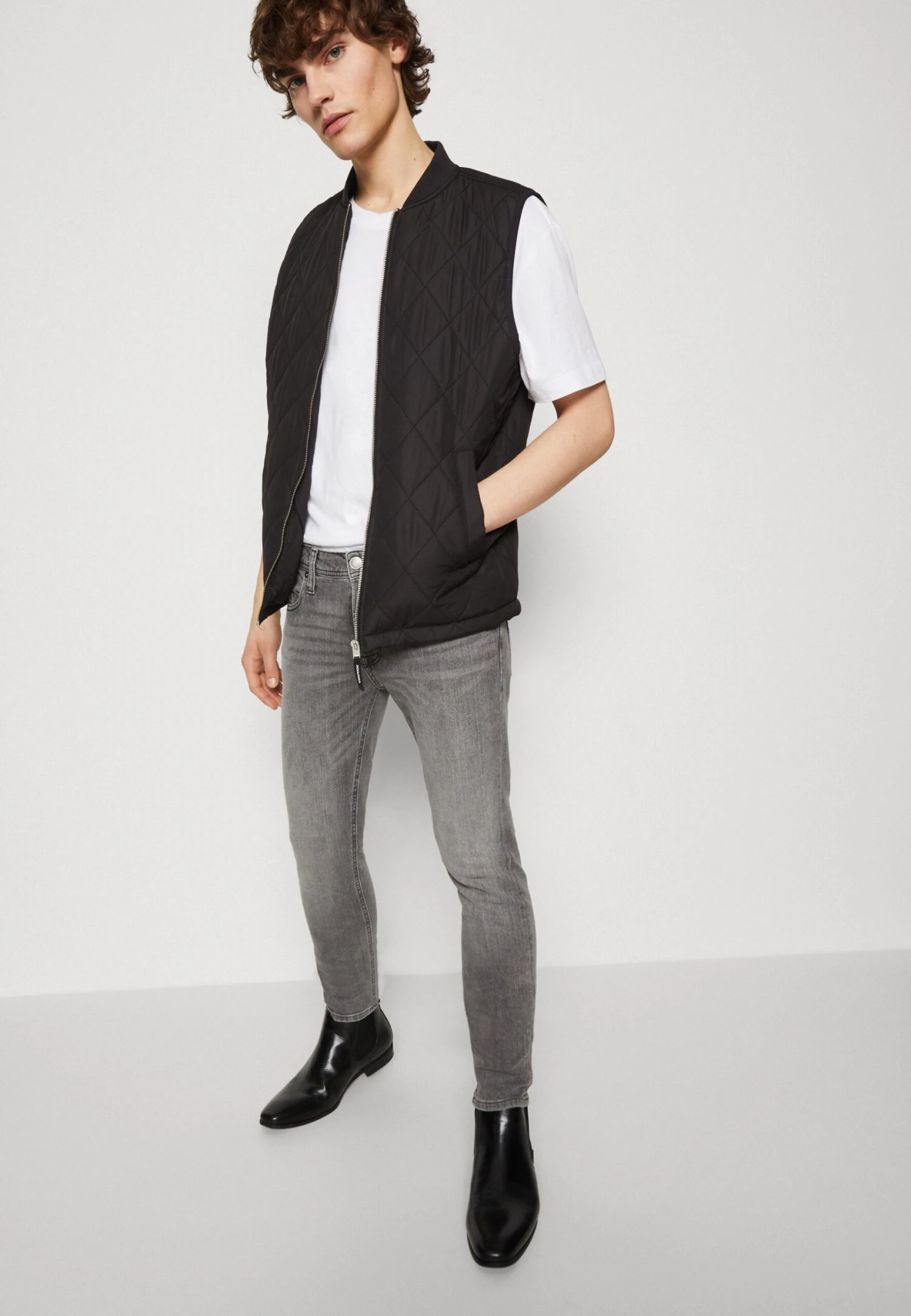 Jack & Jones Jjkeen Liner Bodywarmer - Waistcoat - Black - Image 4