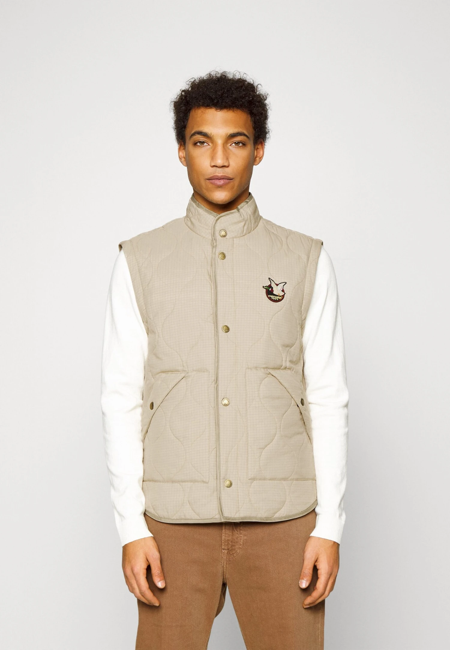 CHEVIGNON Lining Togs - Down Jacket - Beige - Image 4