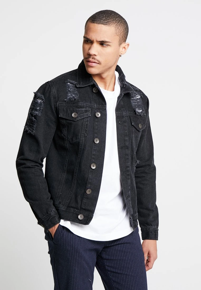 Redefined Rebel Jason Jacket - Denim Jacket - Lava Stone