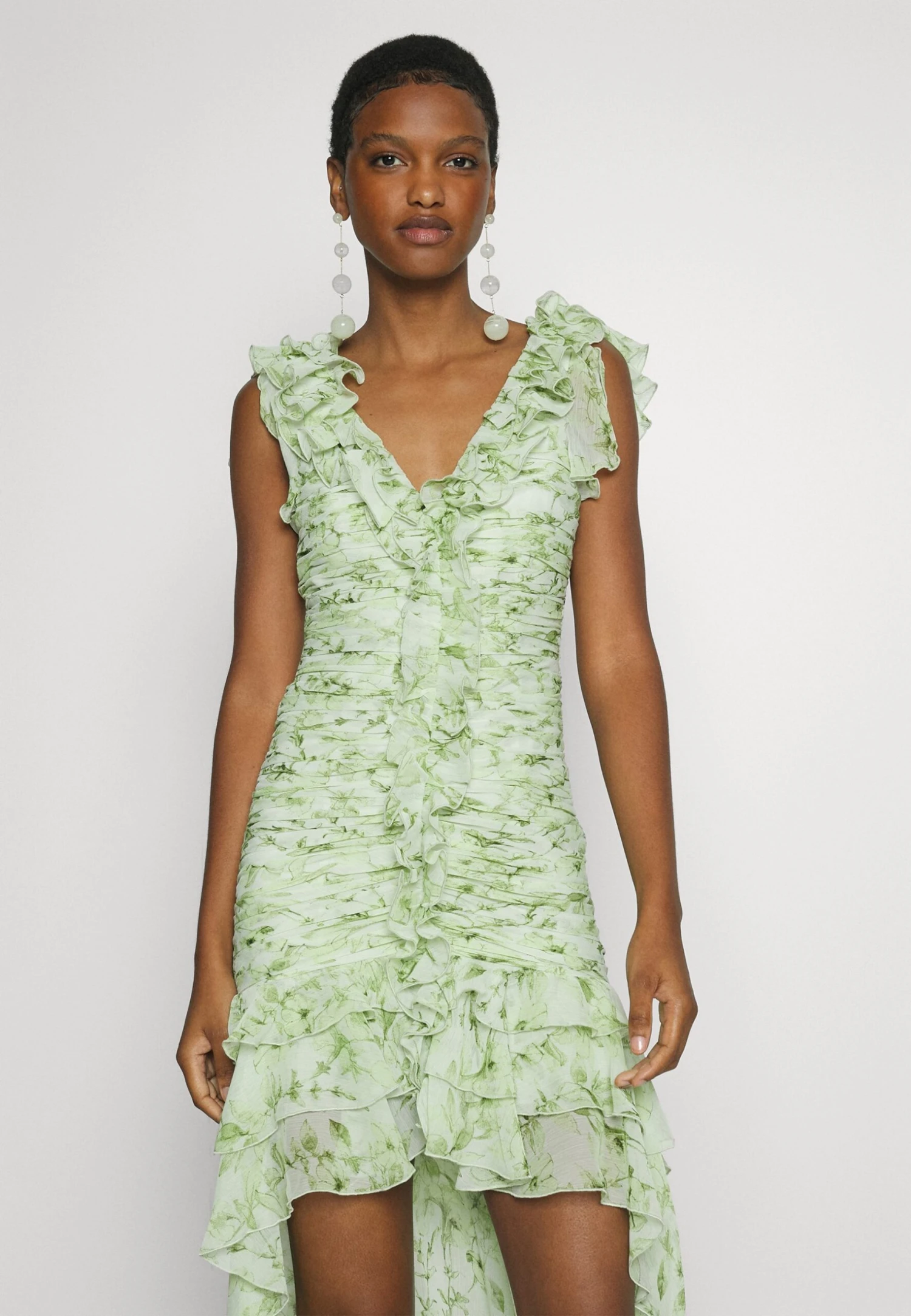 Cinq A Sept Portra Dress - Cocktail Dress / Party Dress - Faded Mint Multi - Image 5