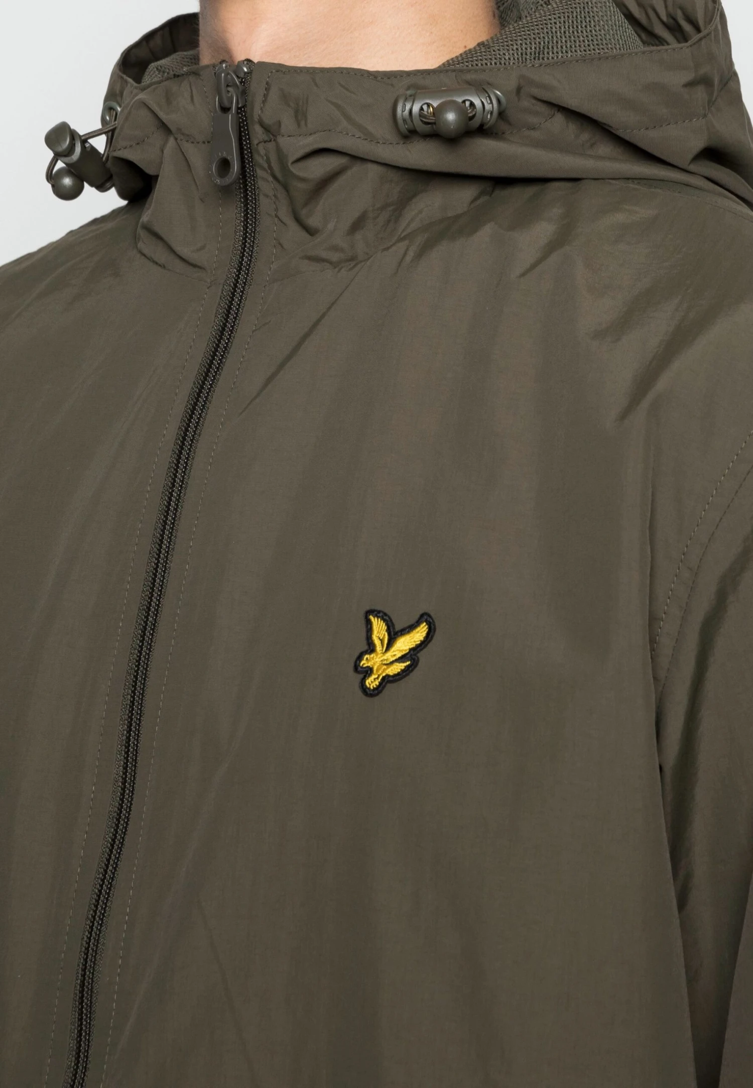 Lyle & Scott Through Hooded - Summer Jacket - Olive - Image 5