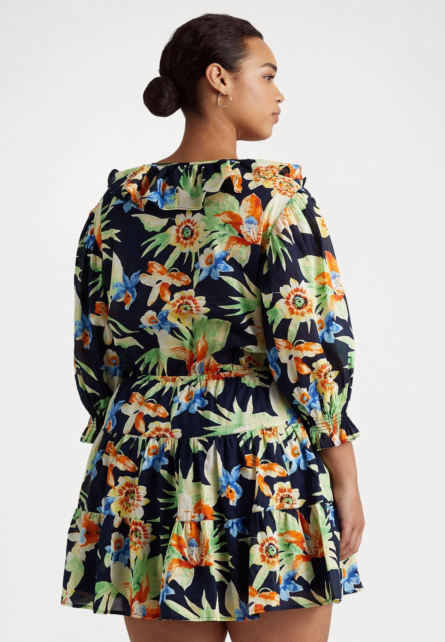 Ceporah Day Dress - Day Dress - Navy Multi - Image 3