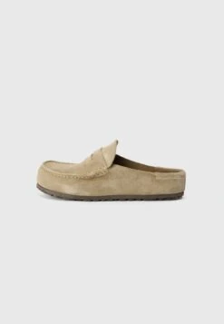 Birkenstock NAPLES WRAPPED LEVE TAUPEN - REGULAR - Mules - Taupe