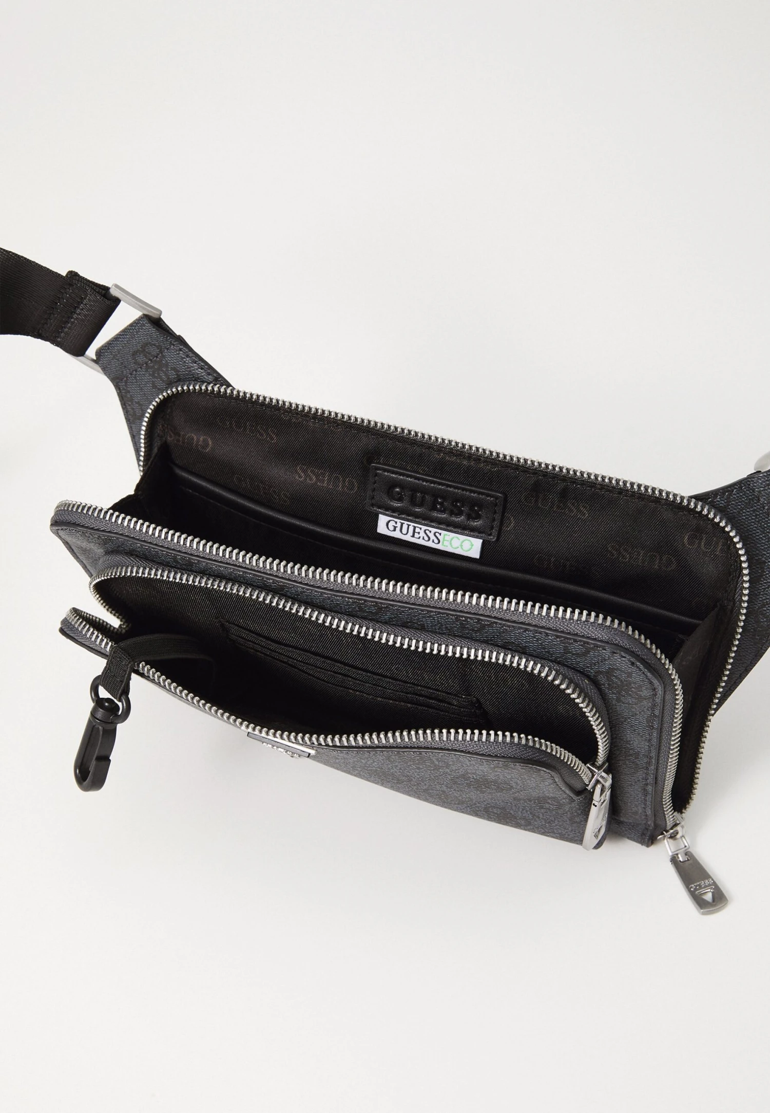 Guess MILANO FLAT - Bum Bag - Black - Image 4