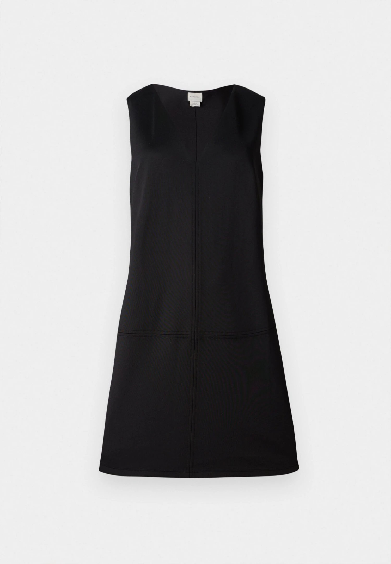 Calvin Klein V NECK MINI SHIFT DRESS - Day Dress - Black - Image 5