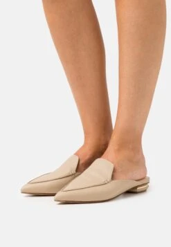 Nicholas Kirkwood Beya Flat Mule - Mules - Stone