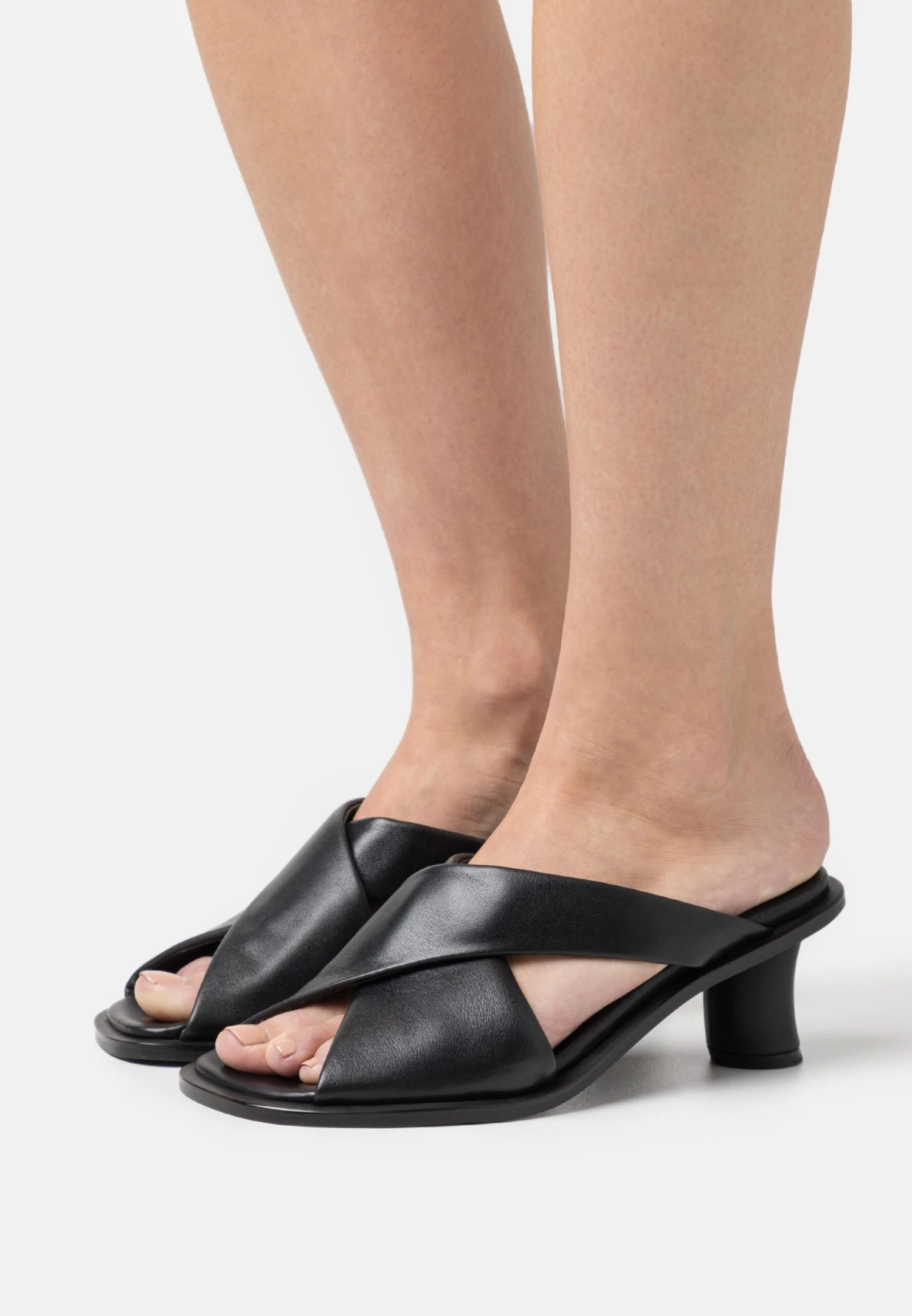 Padded - Heeled Mules