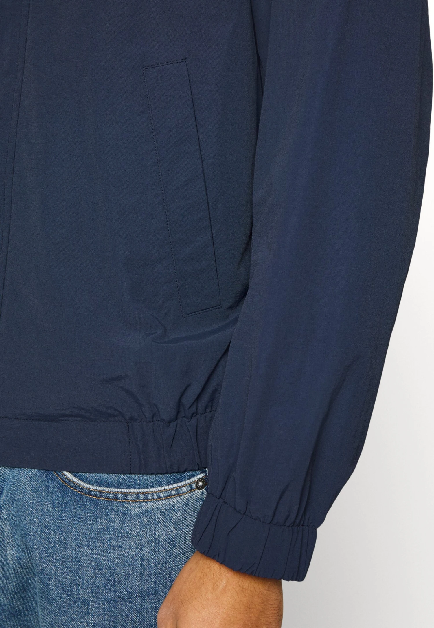 Marc O'Polo DENIM Leight Weight Blouson Jacket Lined Zipper - Summer Jacket - Navy Teal - Image 6