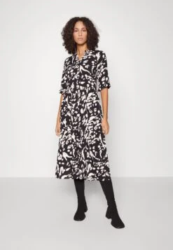 Vero Moda Tall Vmeasy Calf Dress- Day Dress - Black/Cila