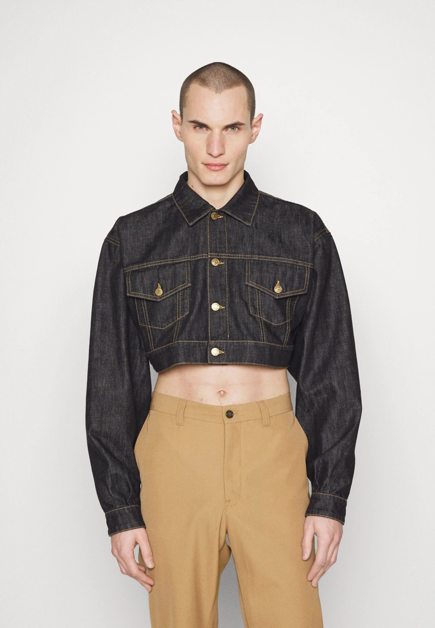 MOSCHINO Denim Jacket - Black - Image 3