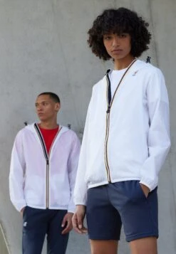 K-Way Le Vrai Claude Unisex - Waterproof Jacket - White