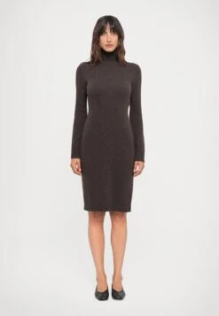 MM6 Maison Margiela MIDI DRESS - Jumper Dress - Brown