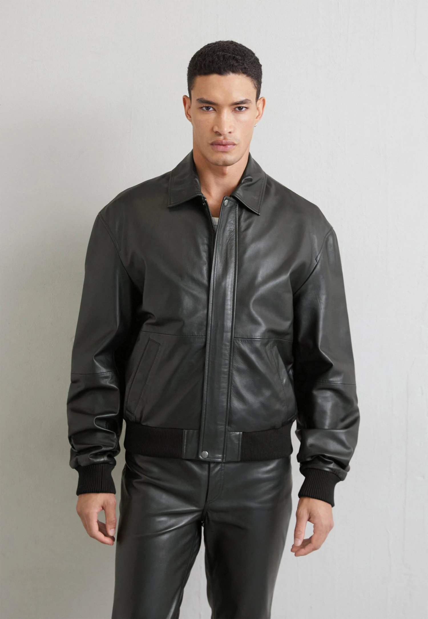 Oversized - Bomber Jacket - Black