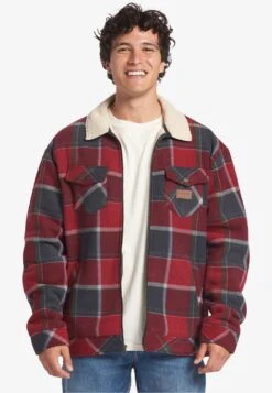 Quiksilver Tolala En Sherpa Pour - Light Jacket - Red
