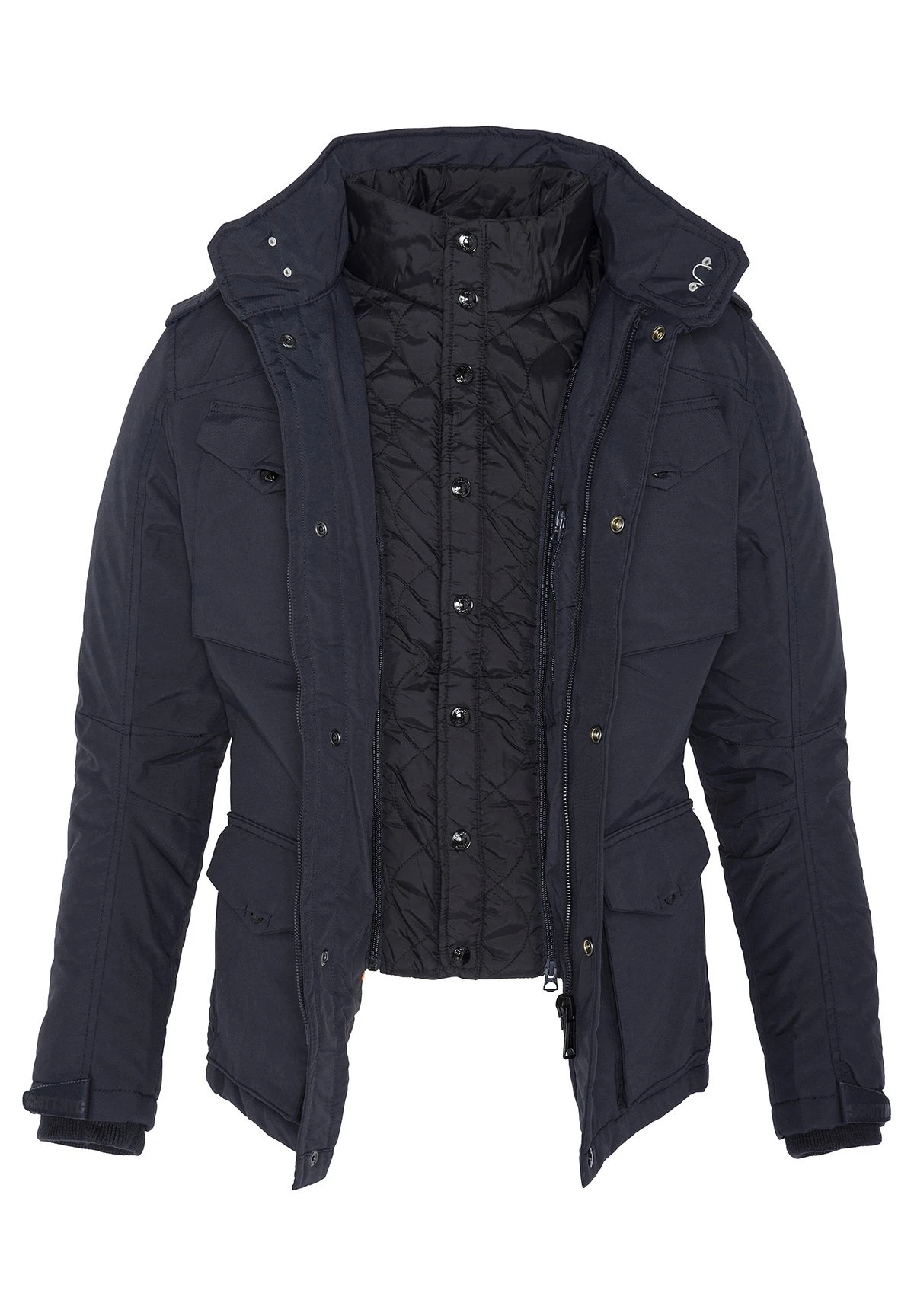 Schott Winter Jacket - Navy - Image 3