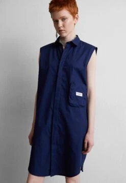 Sleeveles Chamisier - Shirt Dress - Blue