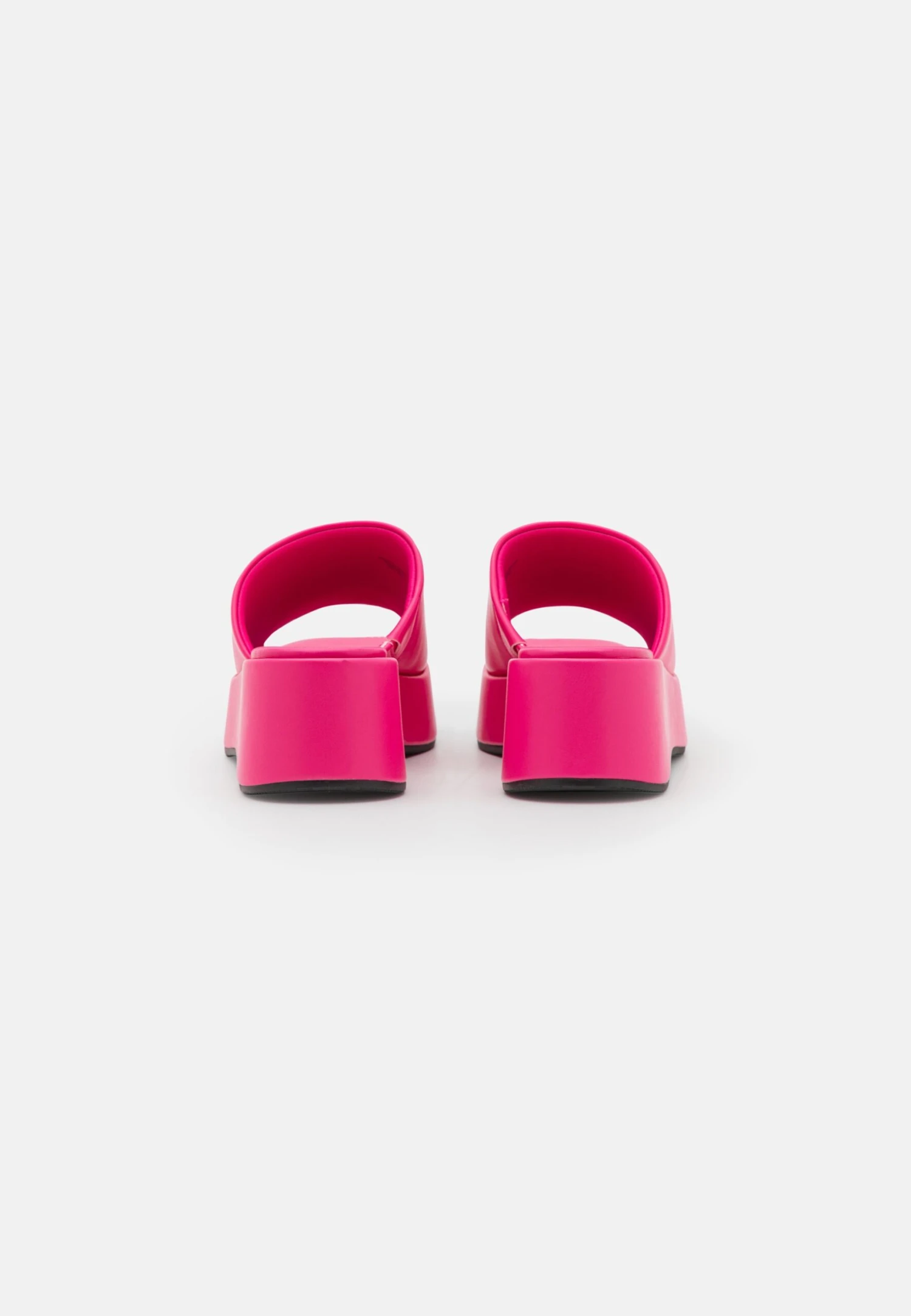 Monki Heeled Mules - Pink - Image 4