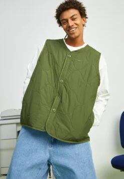 Nike Sportswear Vest - Waistcoat - Cargo Khaki/White