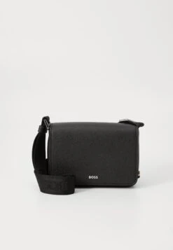 Boss ZAIR FLAP CROSSBODY - Cross Body Bag - Black