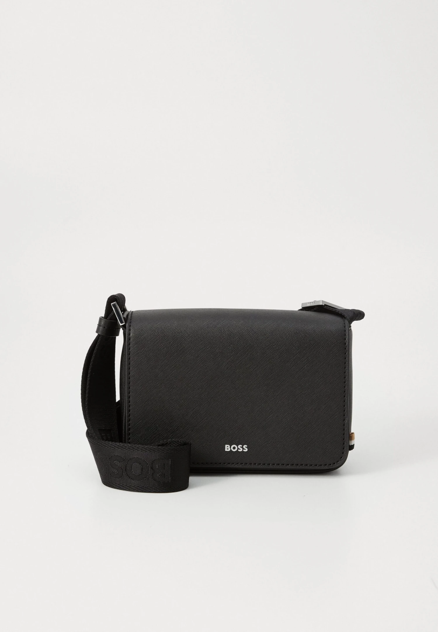 Boss ZAIR FLAP CROSSBODY - Cross Body Bag - Black