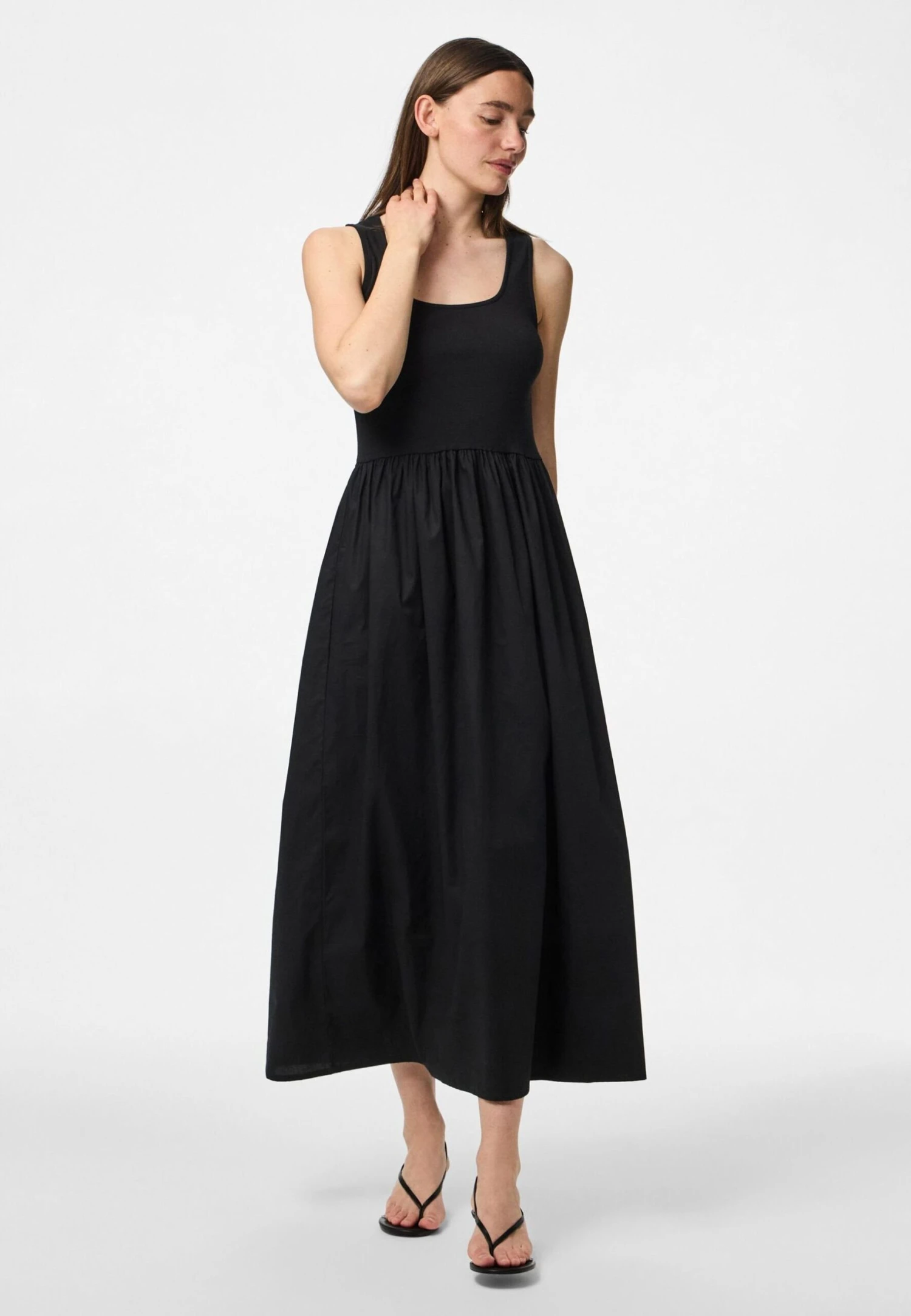 Pieces PCDULLA U NECK - Day Dress - Black - Image 2