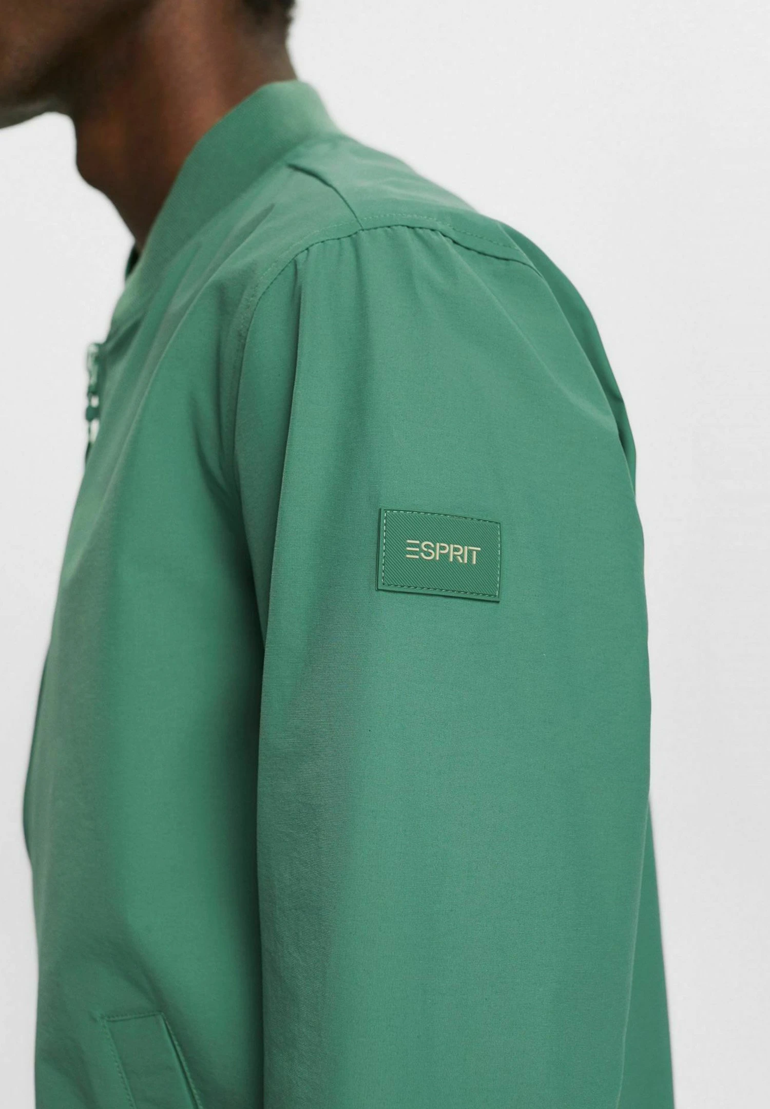 ESPRIT Outdoor- Bomber Jacket - Emerald Green - Image 4