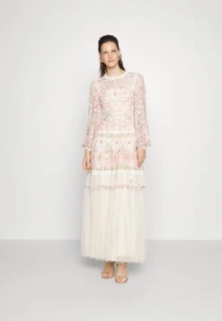 Needle & Thread Ribbon Bouquet Gown - Occasion Wear - Champagne/Pink/Multi