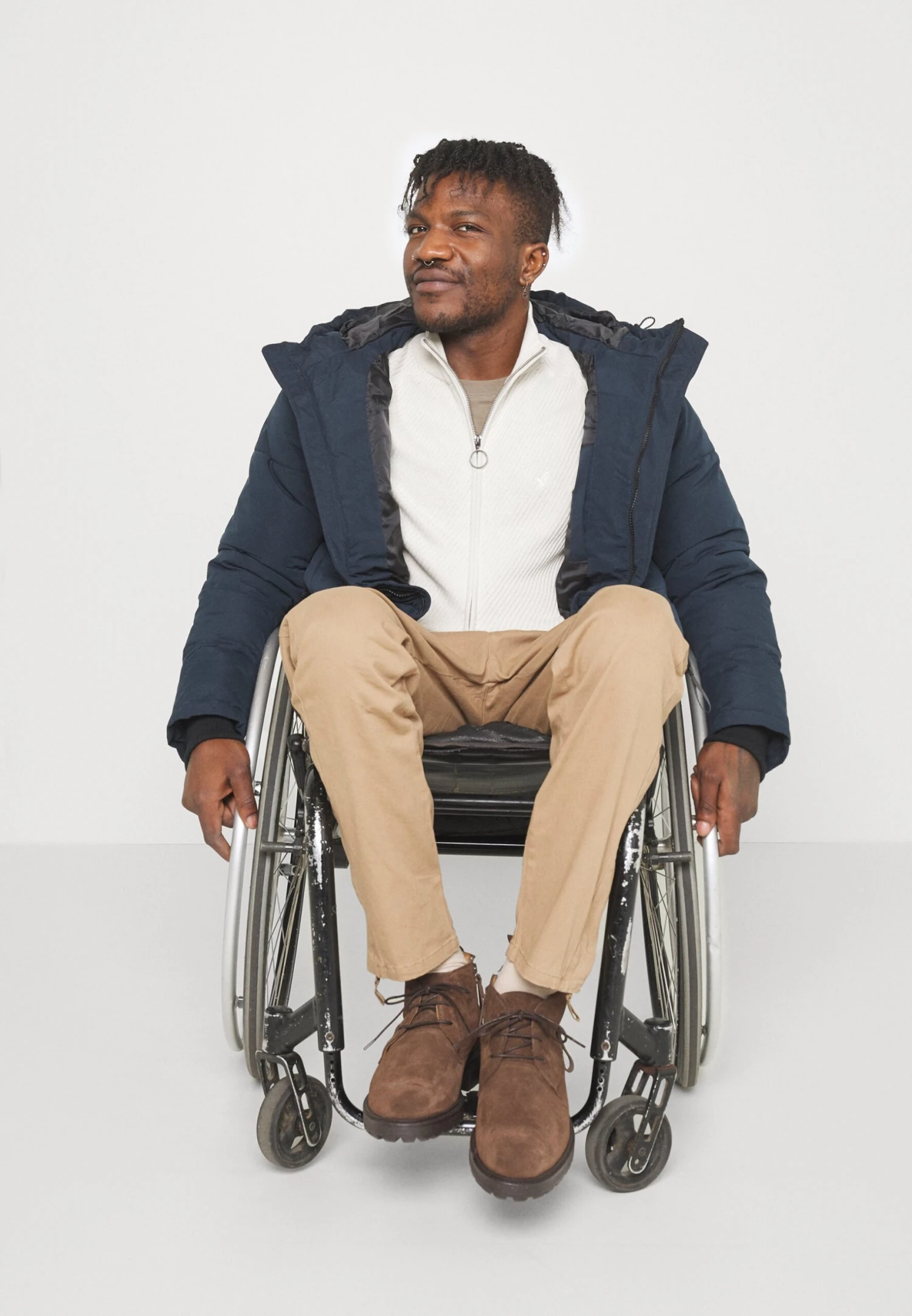 Pier One Winter Jacket - Dark Blue - Image 5