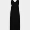 Calvin Klein Recycled Midi Slip Dress - Day Dress - Black