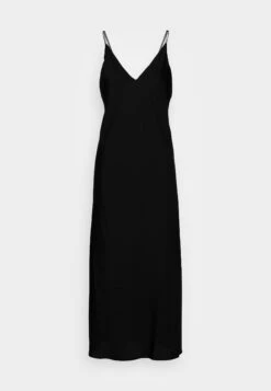 Calvin Klein Recycled Midi Slip Dress - Day Dress - Black