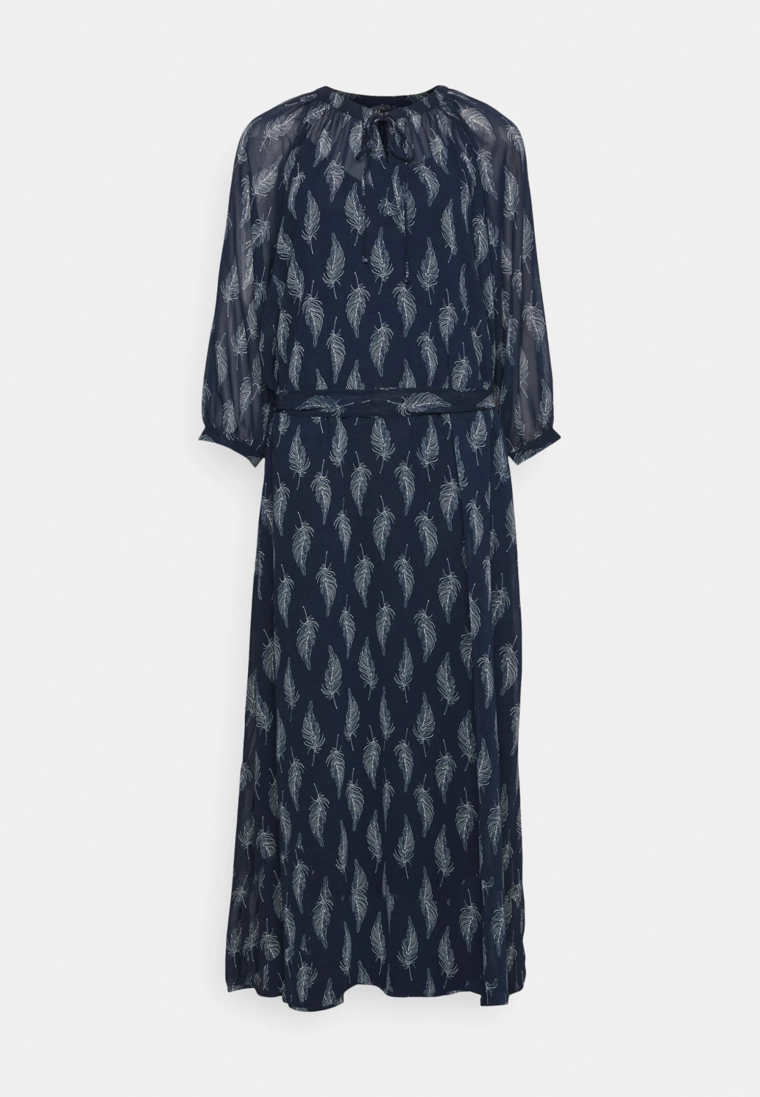 Vero Moda Tall Vmsara Sleeve Dress- Maxi Dress - Navy Blazer/Sara