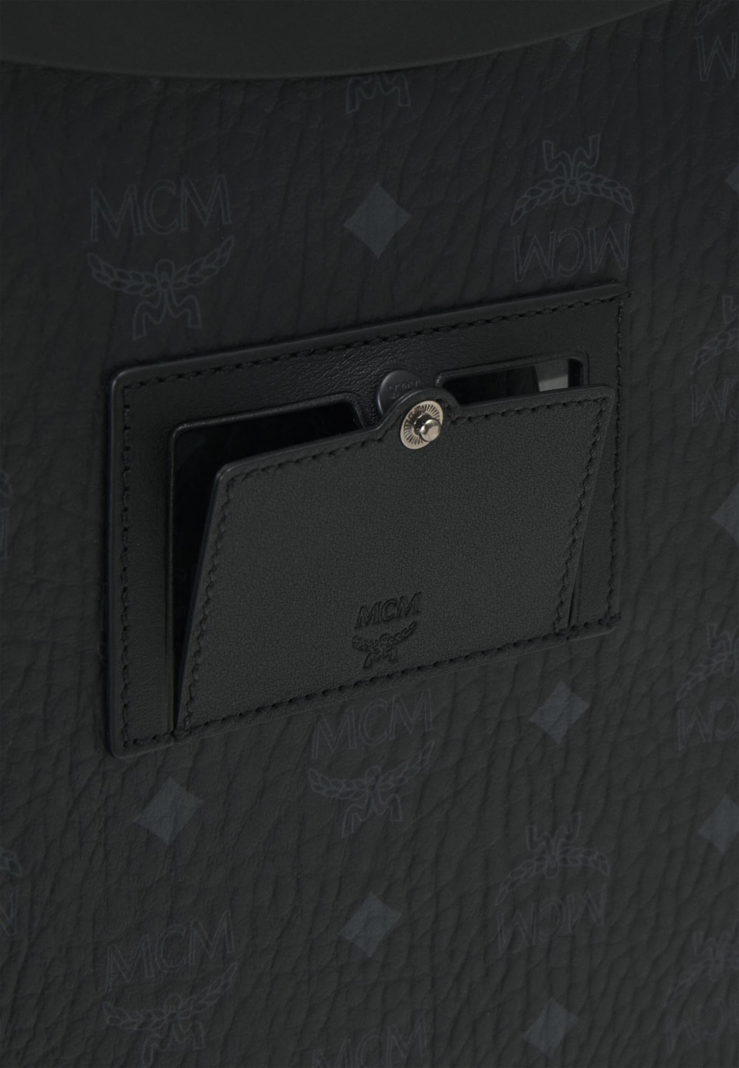 MCM Ottomar Trolley Cabin Small Unisex - Wheeled Suitcase - Black - Image 5