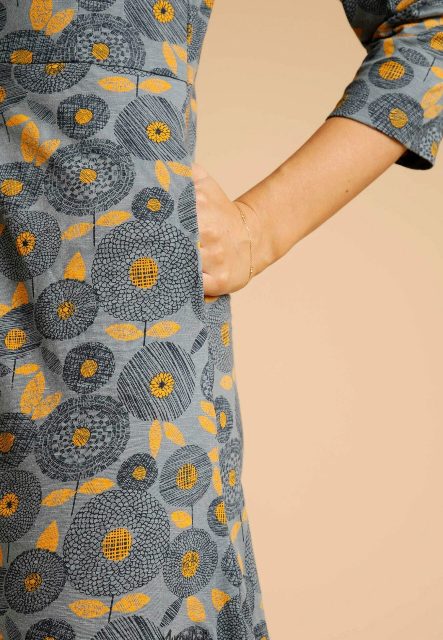 Arlina Organic Printed Mirage - Day Dress - Image 4