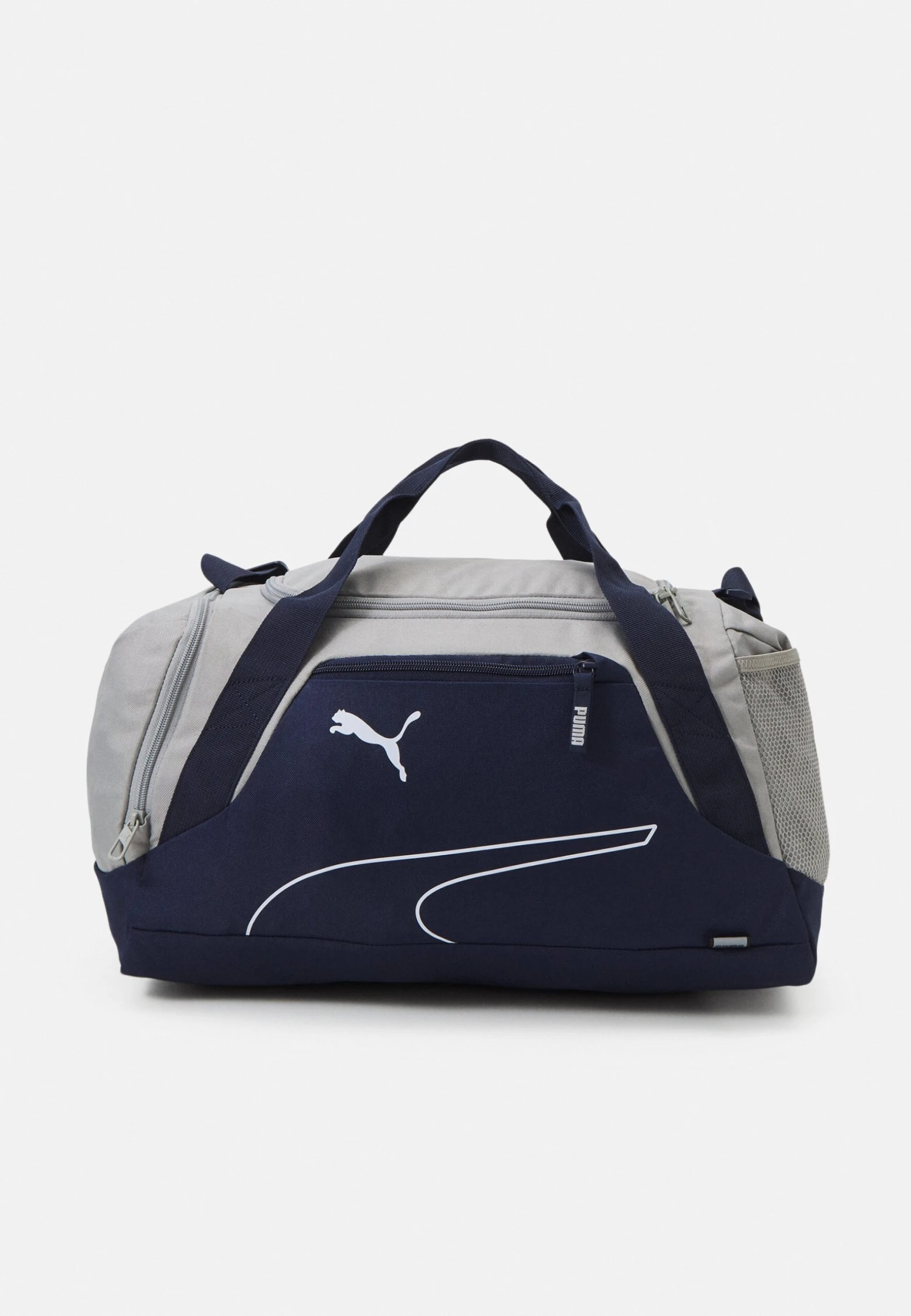 Puma Fundamentals Sports Bag S Unisex - Sports Bag - Navy/Concrete Gray