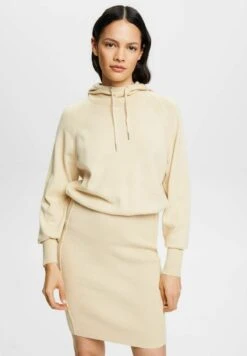 ESPRIT Mit Kapuze - Jumper Dress - Cream Beige