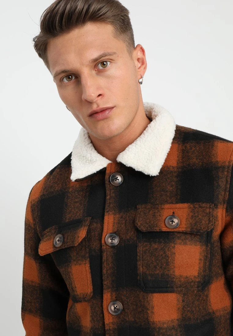 BRAVE SOUL Augustus - Summer Jacket - Brown/Orange - Image 5