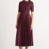 DKNY BALLET SLEEVE PLEATED TANK DRESS - Day Dress - Syrah