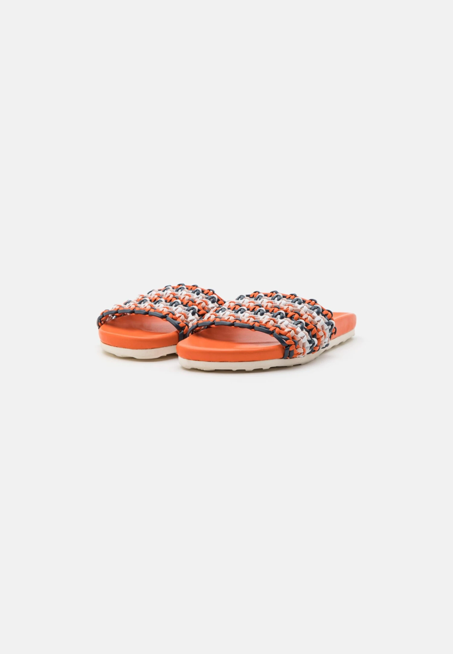 MELVIN & HAMILTON Petra 3 - Mules - Orange/Navy/White/Off White - Image 3