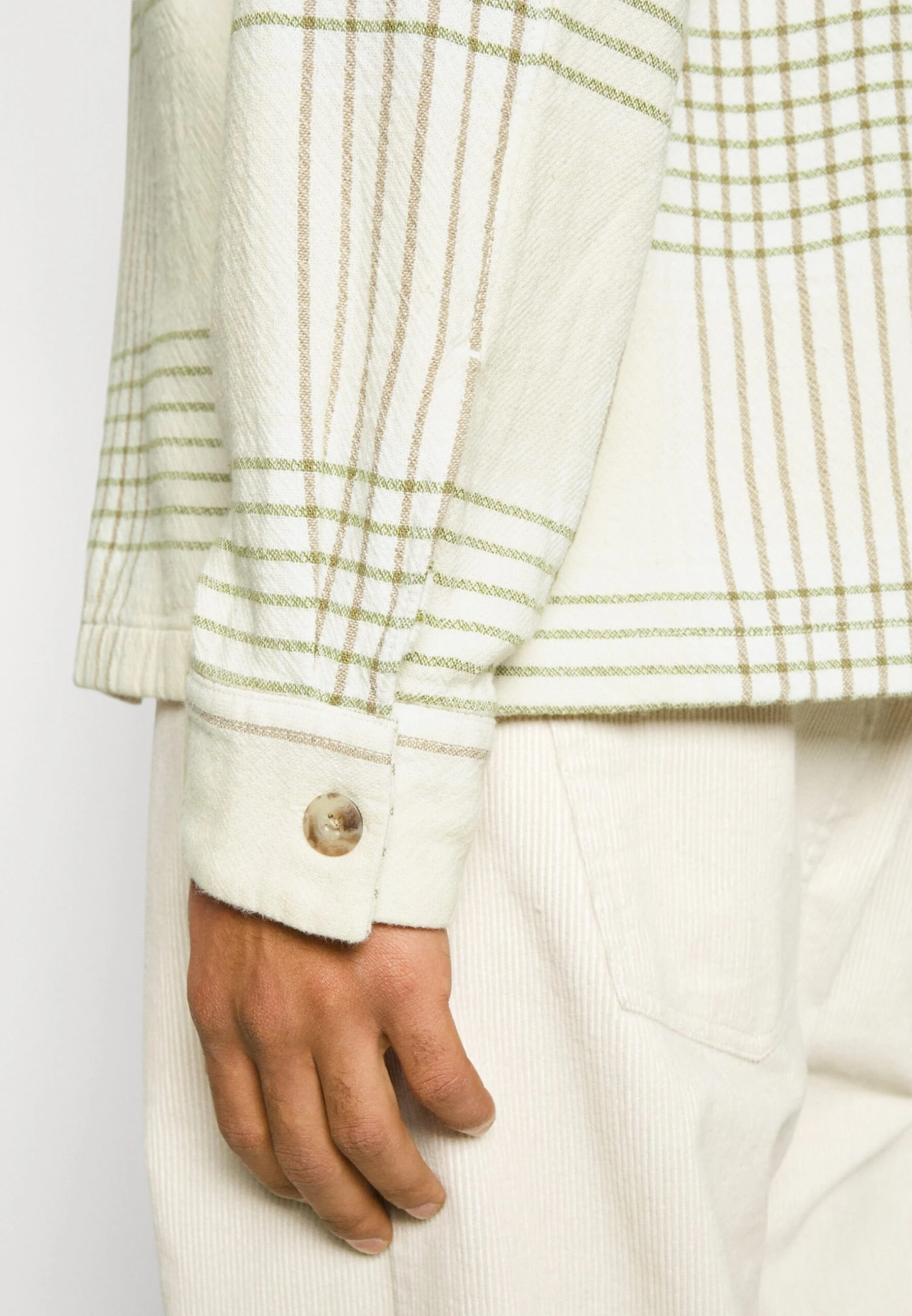 Marc O'Polo With Camp Collar Long Sleeve Two Patched Flap Pocket - Summer Jacket - White - Image 6