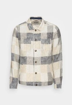 Scotch & Soda Check Overshirt - Summer Jacket - Blue
