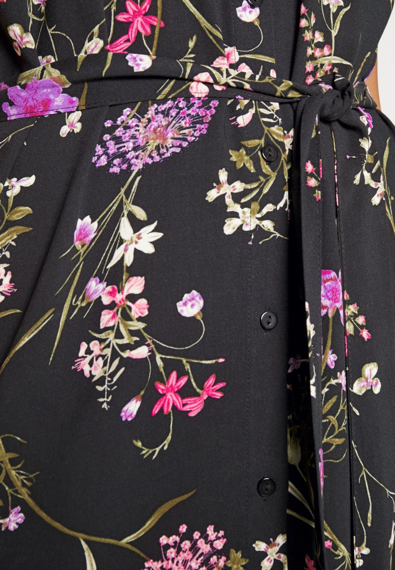 Vero Moda Tall Vmeasy Long - Shirt Dress - Black/Mille - Image 5