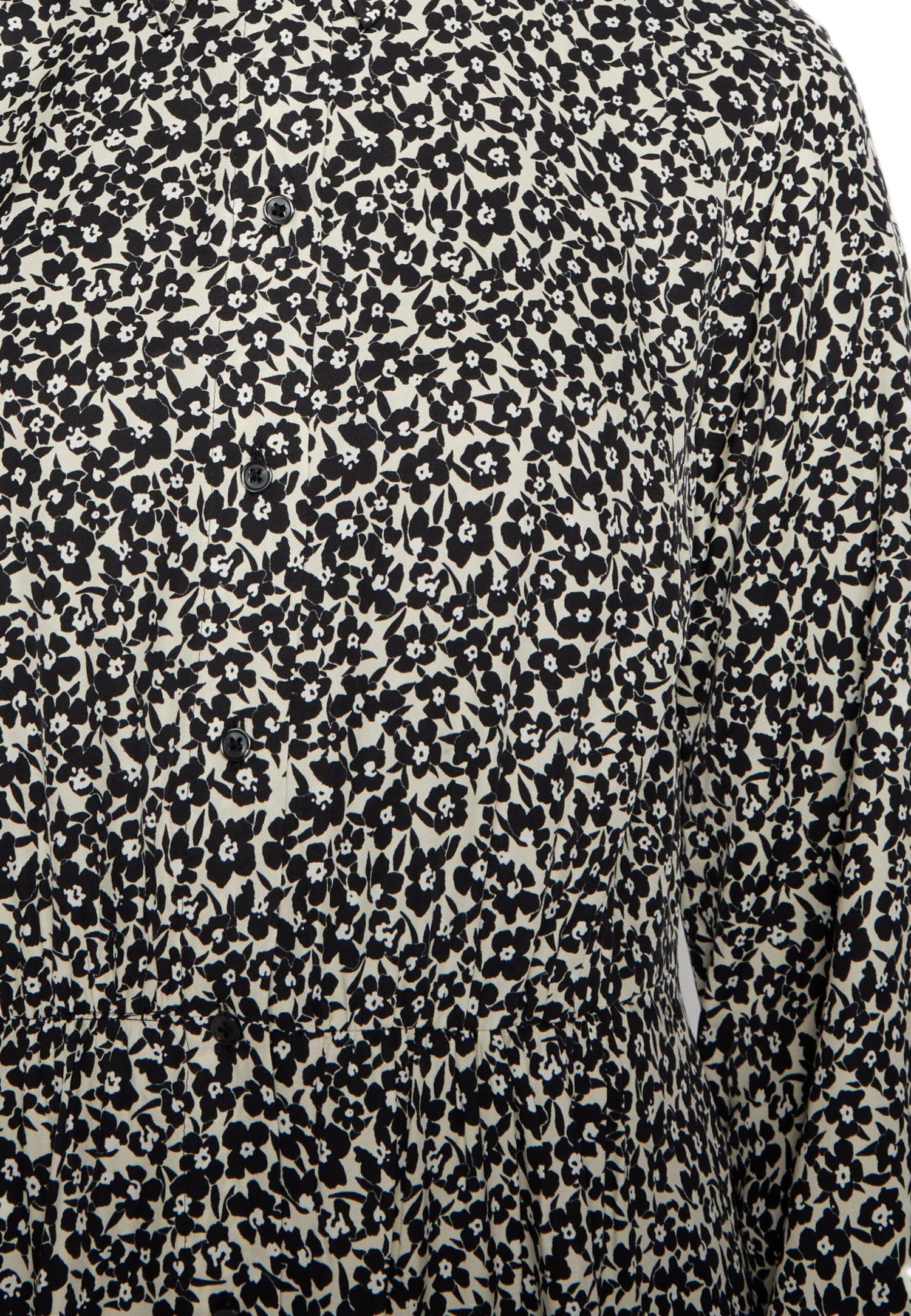 Marc O'Polo Dress Shirt StyleFeminine Gathering Kent Collar Midi Length - Shirt Dress - Multi - Image 6