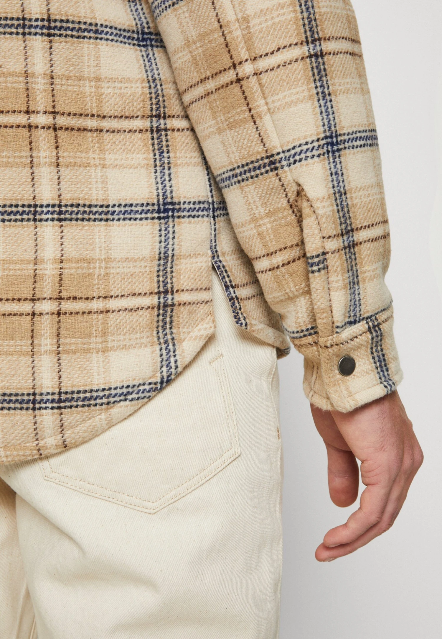 Selected Homme Slhpan Shacket - Light Jacket - Incense/Blue - Image 6