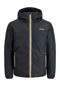 Jack & Jones Jorpaul Tons Reversible Puffer - Winter Jacket - Schwarz