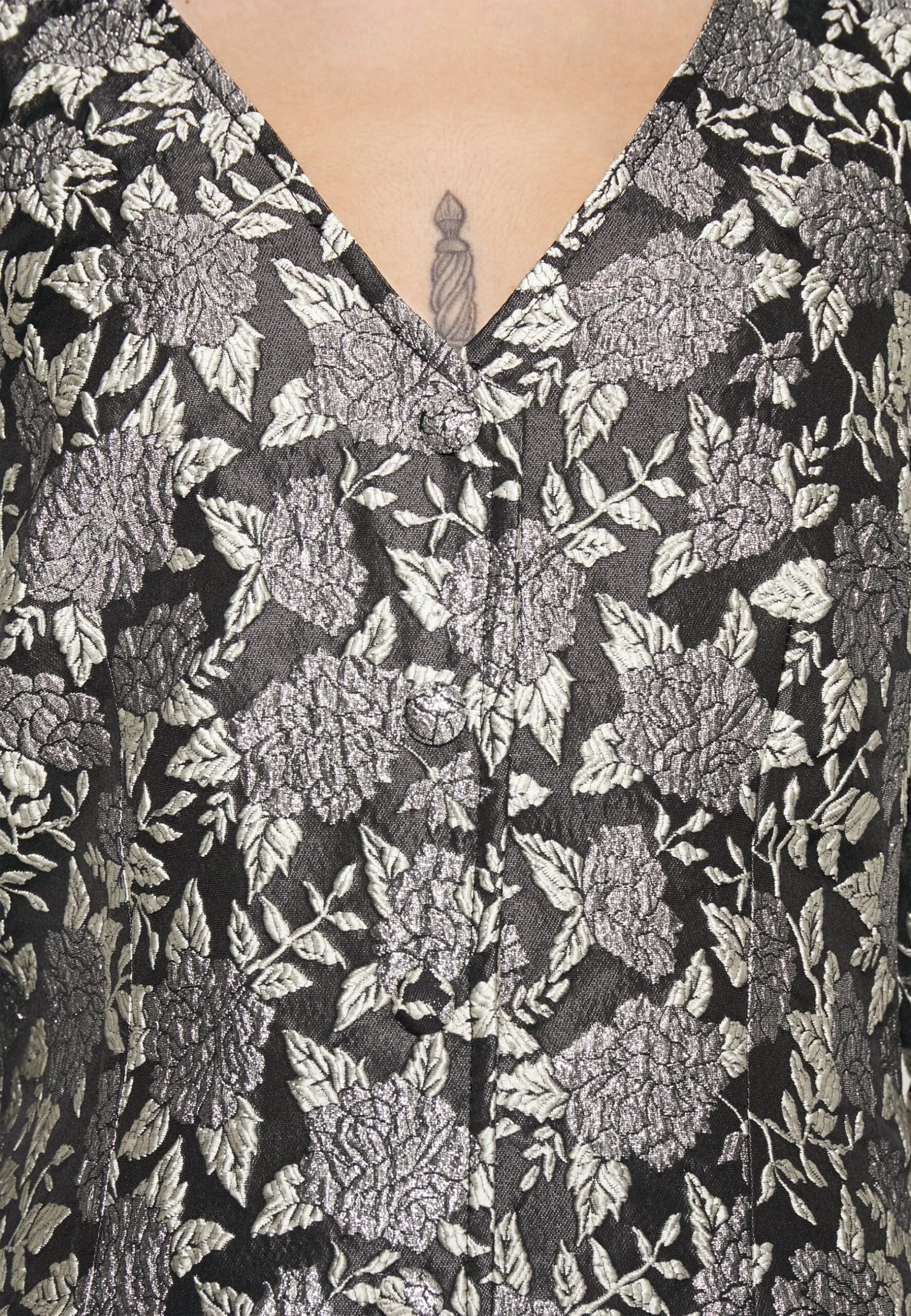 Pieces Petite Pcmercy V Neck Dress - Cocktail Dress / Party Dress - Black - Image 5