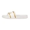 Fila MORRO BAY LOGO - Pool Slides - White Gold