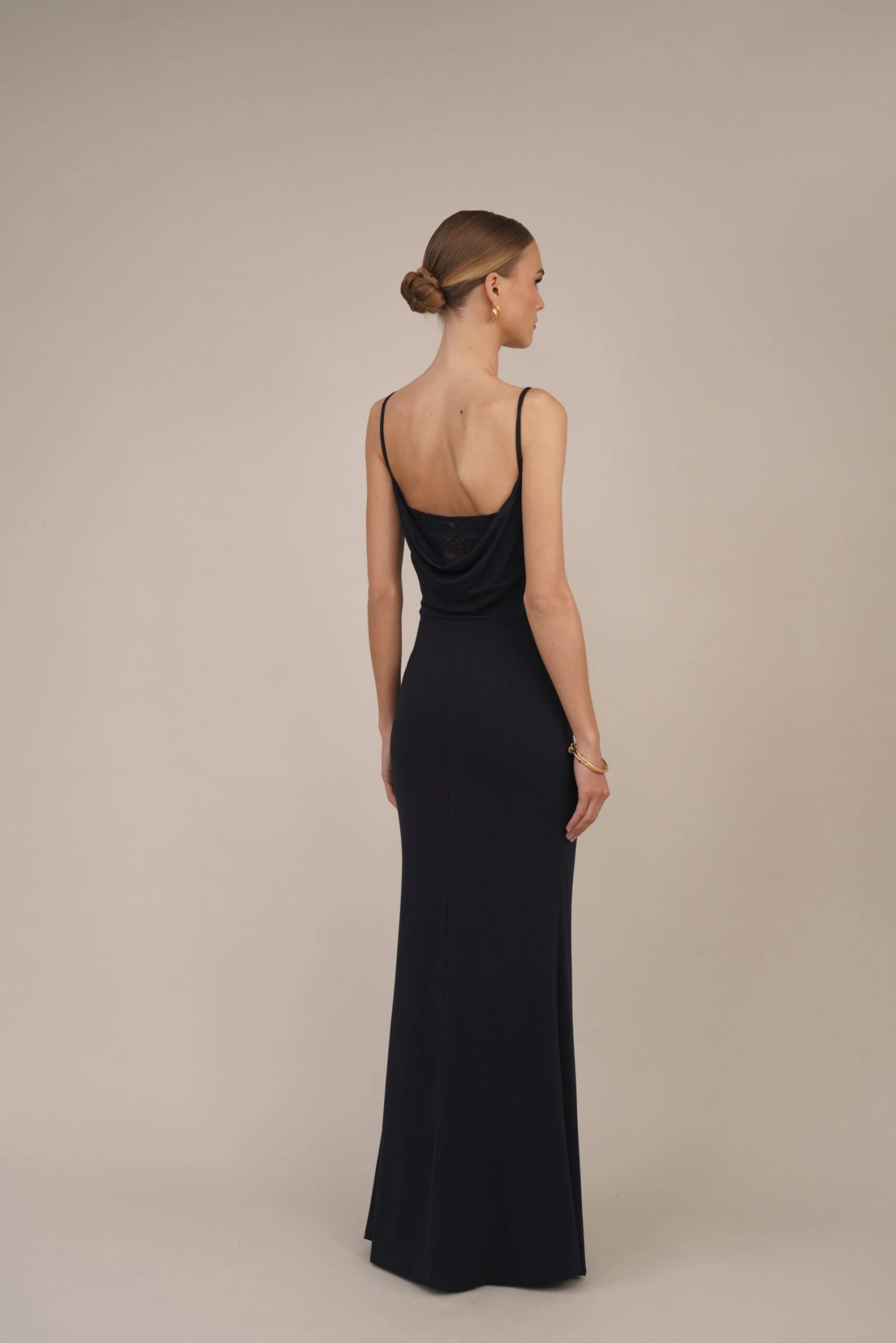 Wal G TASHA BACK MAXI DRESS - Occasion Wear - Navy Blue - Image 3