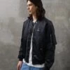 Jordan Rnegde- Bomber Jacket - Black