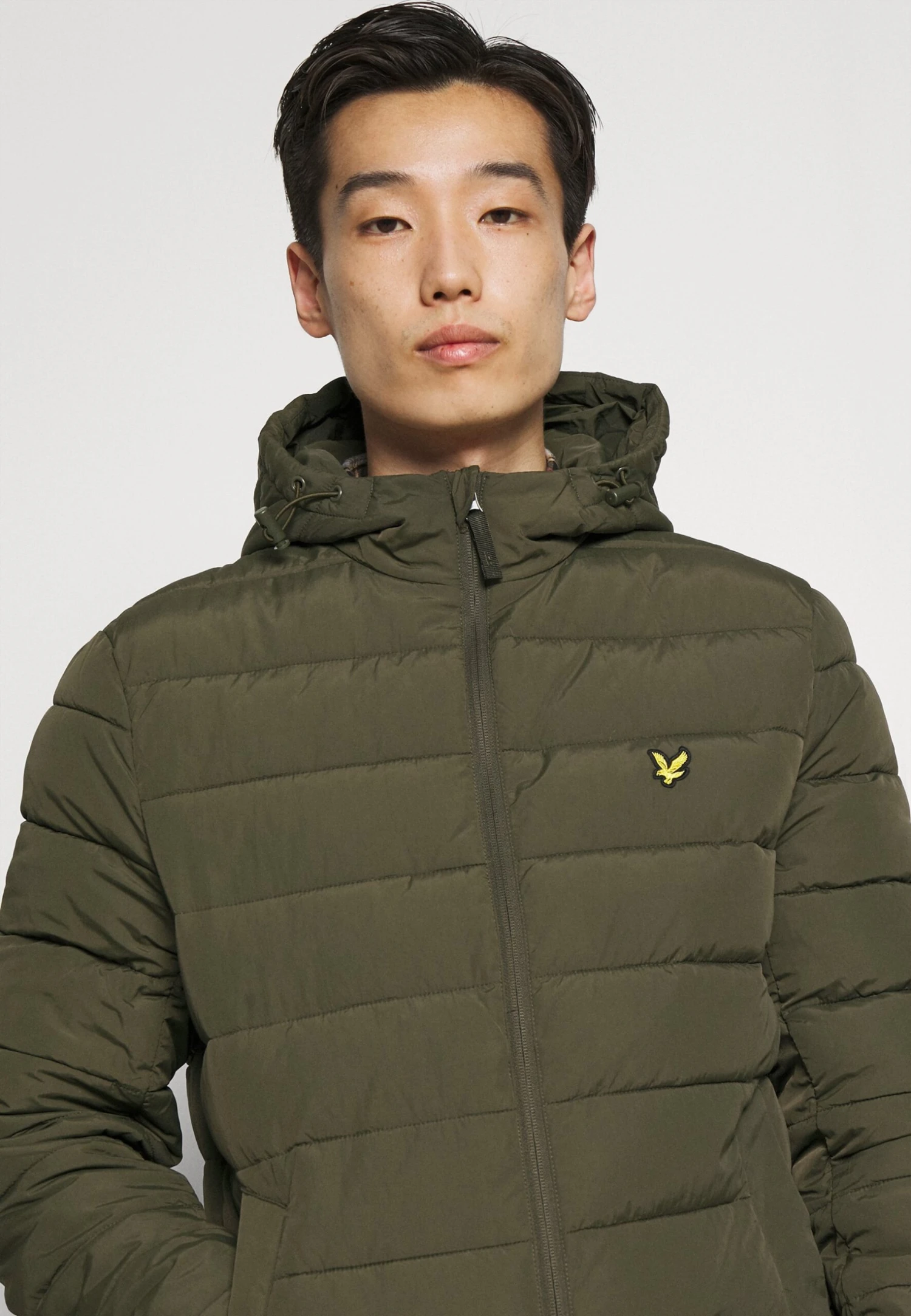 Lyle & Scott Lightweight Puffer Jacket - Light Jacket - Olive - Image 5