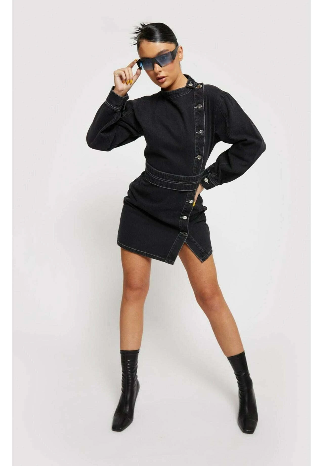 Belted - Shirt Dress - Image 6